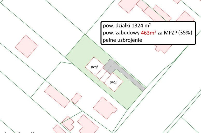 Działka Sprzedaż Szczecin Wielgowo ks. kan. Mieczysława Bryczkowskiego
